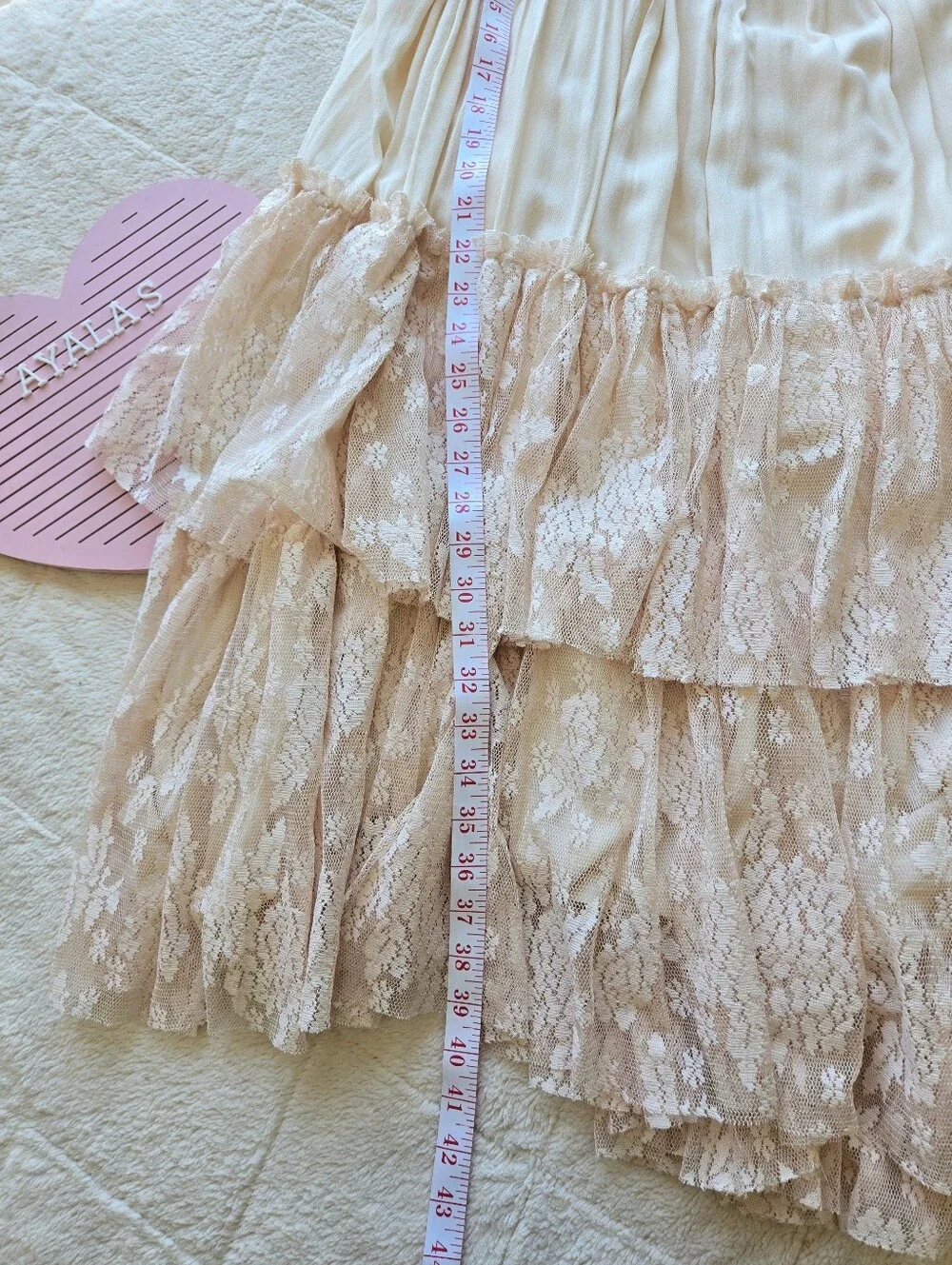 Joyfolie Catrin Dress in White Girls' Sleeveless Lace Trim Party Dress Size 7